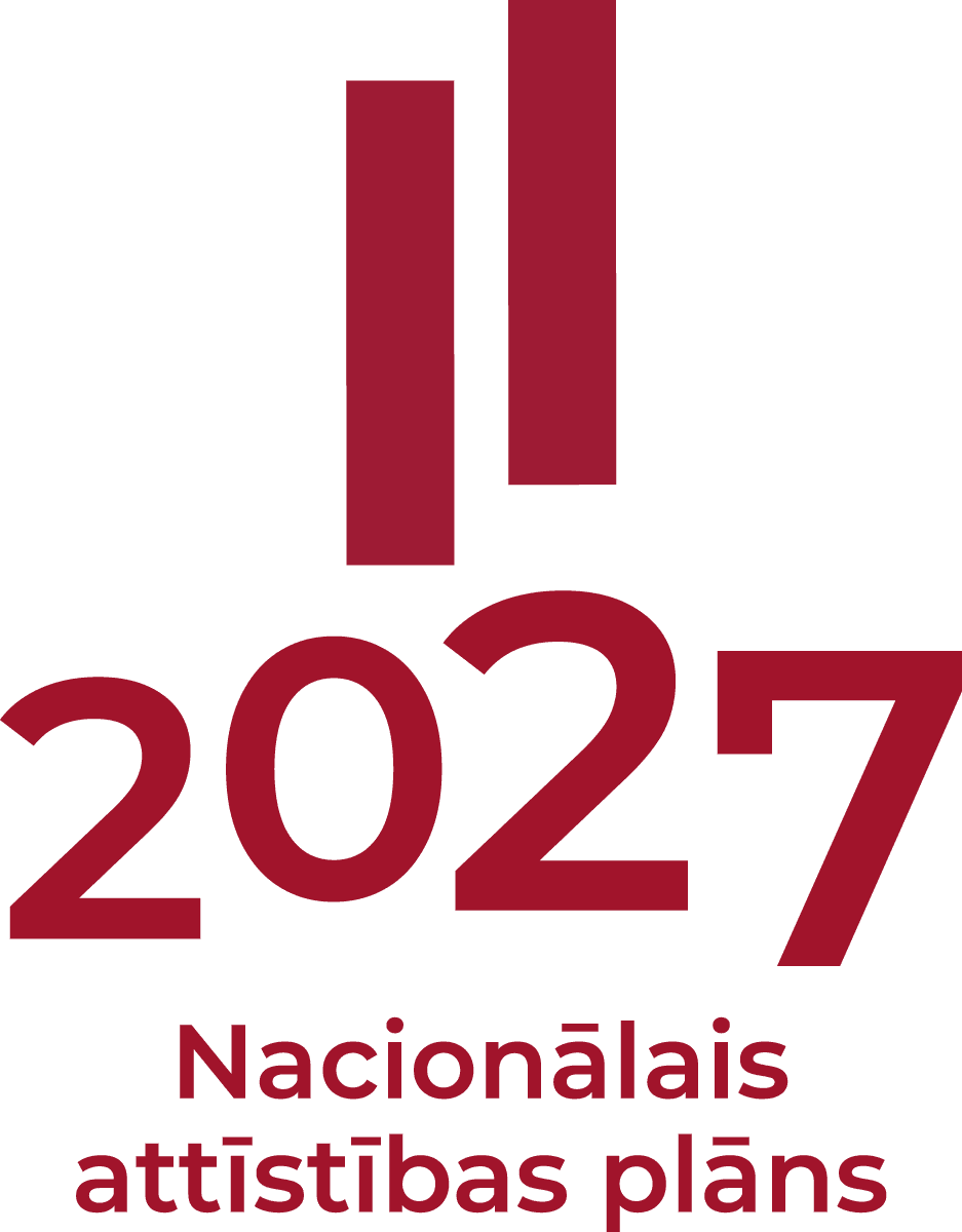 2027 Nacionālais attīstības plāns logo